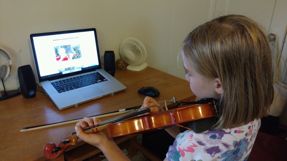 SchoolhouseTeachers.com Review at Oahu Homeschool Mom - Beginning Violin