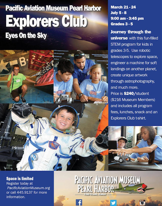 Pacific Aviation Museum Explorers Club, 2016, Hawaii